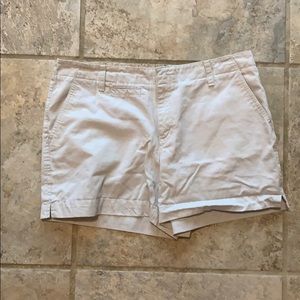 Cream shorts